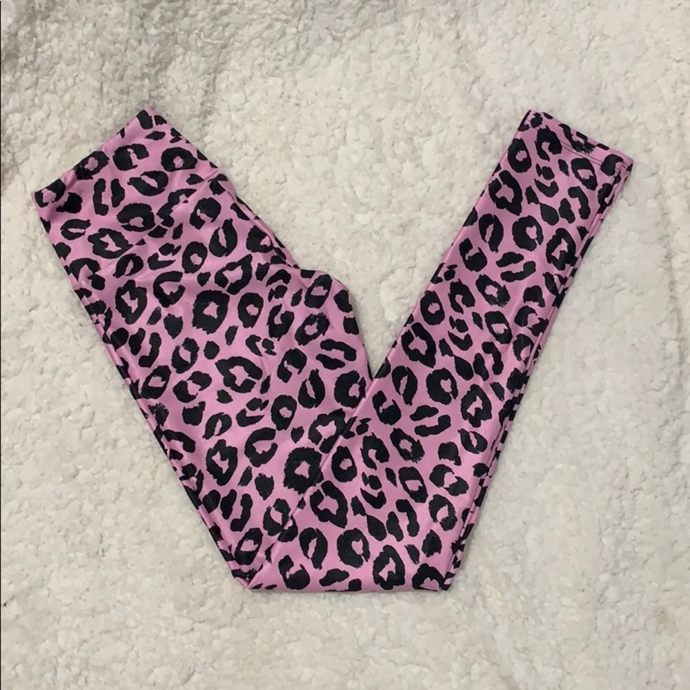 Goldsheep leopard leggings size small